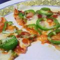 かよpon's cooksnap of when they made 簡単☆春巻きの皮で薄焼きピザ.