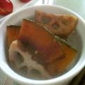 umizora's cooksnap of when they made 南瓜と蓮根の照り焼き.