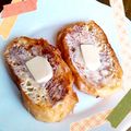 ちょこあ。's cooksnap of when they made ＊カリっモチっ♡フレンチトースト＊.