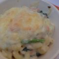 ゆゆゆゆんたん's cooksnap of when they made 鮭とほうれん草のグラタン.