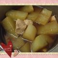 satomegg's cooksnap of when they made 鶏肉と大根の煮物.