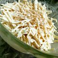 yangpa's cooksnap of when they made 大根&ヤーコンとホタテのワサビマヨ和え.
