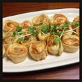 Sungjong's cooksnap of when they made 油揚げのキムチーズ巻き♬.