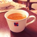 pokopeach's cooksnap of when they made 絶品★海老殻スープ.