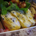 3匹の子ブタｍａｍａ's cooksnap of when they made ごまチーズ厚焼き卵♪.