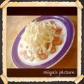 ｍi。's cooksnap of when they made サーモンの刺身　～オニオンマヨ～.