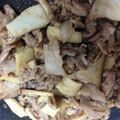 ぶーニョ's cooksnap of when they made 豚肉とエリンギの塩麹オイスター炒め.