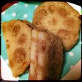 いばみ's cooksnap of when they made レンコンはさみ揚げ.