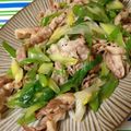 豆千代's cooksnap of when they made ネギ塩豚.
