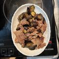 真樹 野畑's cooksnap of when they made 茄子と豚ばら肉の炒め煮.