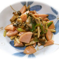 ☆AMR☆'s cooksnap of when they made 魚肉ソーセージとキノコの炒め物.