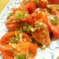 りり2012's cooksnap of when they made トマトの中華風サラダ.