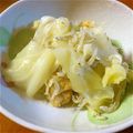 bee888's cooksnap of when they made 常備菜に！キャベツと油揚げのお浸し.