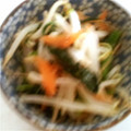 キャラ弁当屋さん's cooksnap of when they made 給食風♪ほうれん草ともやしの塩ナムル.