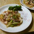しのばぁたん's cooksnap of when they made セロリとイカゲソのポン酢炒め.