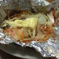 XIAH☆AISU's cooksnap of when they made ✿鮭のとろ～りチーズホイル焼✿.