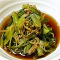 u35luv's cooksnap of when they made (^^)小松菜とじゃこの煮びたし(^^).