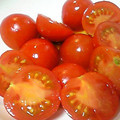 mitimiya's cooksnap of when they made 箸休めに☆簡単☆トマトのすだち醤油がけ.