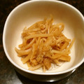 Sora426's cooksnap of when they made エコ！大根の皮と油揚げのキンピラ.