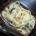 michikopu's cooksnap of when they made ｸﾗﾑﾁｬｳﾀﾞｰうどん ｸﾞﾗﾀﾝ風.