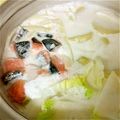 らむねらむね's cooksnap of when they made 白だし屋さんの石狩鍋（生鮭＆白みそ）.