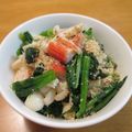 daikanon's cooksnap of when they made ♦ほうれん草とブナピーのおひたし.