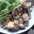 lisalisa12's cooksnap of when they made あさりと鶏肉のガーリックバター醤油炒め♪.