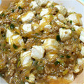 ブルースカイママ's cooksnap of when they made 焼肉のたれで！本格麻婆豆腐風♪.