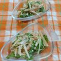 ﾁｲﾁｬﾝﾏﾏ's cooksnap of when they made 大根カニカマ水菜のマヨわさび醤油サラダ♬.