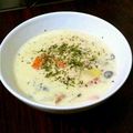 Naragon's cooksnap of when they made 豆乳スープ、野菜たっぷり.