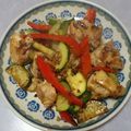 夢幻魔実也's cooksnap of when they made 鶏肉とパプリカとズッキーニのタイ風炒め.