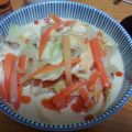 ねこパピュ's cooksnap of when they made 残り野菜で♪豆乳 味噌ラーメン.