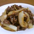 framboise⁂'s cooksnap of when they made 牛肉と玉ねぎのピリ辛丼.