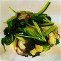 MSDSM's cooksnap of when they made 簡単！タコと水菜のサラダ.