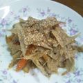 なっちゃん＊♪'s cooksnap of when they made きんぴらごぼう.