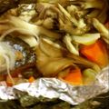 gemasama's cooksnap of when they made 簡単塩鮭ホイルつつみ焼き.
