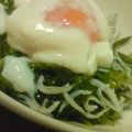 たもたん's cooksnap of when they made 温玉めかぶ.