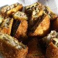 seyumama's cooksnap of when they made なすのはさみ揚げ.