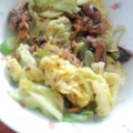 ★ｃｈａｉ娘★'s cooksnap of when they made きゃべつとイワシ缶の炒め物.
