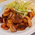 由芽15's cooksnap of when they made お弁当のおかず！魚肉ソーセージの甘辛焼き.