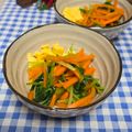ととろ＆めい's cooksnap of when they made うちの味☆栄養第一❣三つ葉と人参の箸休め.