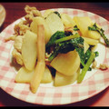 JUNSEIママ's cooksnap of when they made 簡単♪かぶと豚肉の紅生姜炒め.