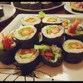 JUNSEIママ's cooksnap of when they made ☆★お寿司のえびフライ巻き★☆.