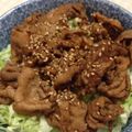 なちっ's cooksnap of when they made 豚こまの中華風辛味噌炒め丼.