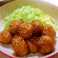 たいちょこママ's cooksnap of when they made 初心者の簡単♪おいしい鶏肉団子.
