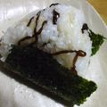 kyoko＊k's cooksnap of when they made 塩コンブdeバターおにぎり♪.