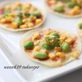 weeeek39's cooksnap of when they made 簡単!餃子の皮でパリッとピザ♡.