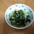 ジルベール♪'s cooksnap of when they made 即席☆きゅうりとわかめの酢の物.