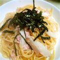 ロケットダイブ's cooksnap of when they made 豆乳でめんたいクリームパスタ.