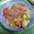 nyaay's cooksnap of when they made 塩麹DEアボガドクリームチーズパスタ♬.